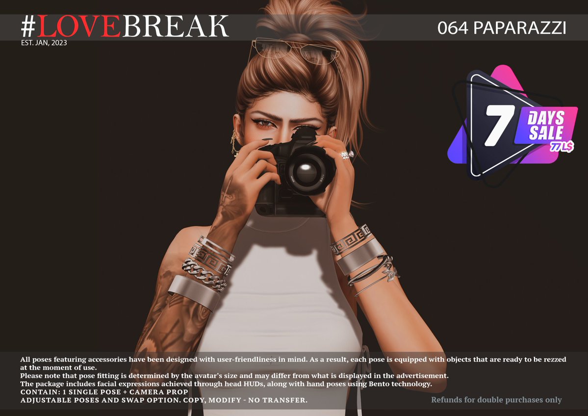 7daysSaleSL's tweet photo. 💜 #LOVEBREAK @7DaysSALE 💜

🗓 Oct 17–23

Sweet, daring, and made to turn heads 💋

Don’t miss this week’s exclusive drop ✨

👉 https://t.co/tTVNGv6J9V

#SecondLife #7DaysSALE #SLFashion #SLStyle #VirtualShopping https://t.co/Q0OOnpiLnG