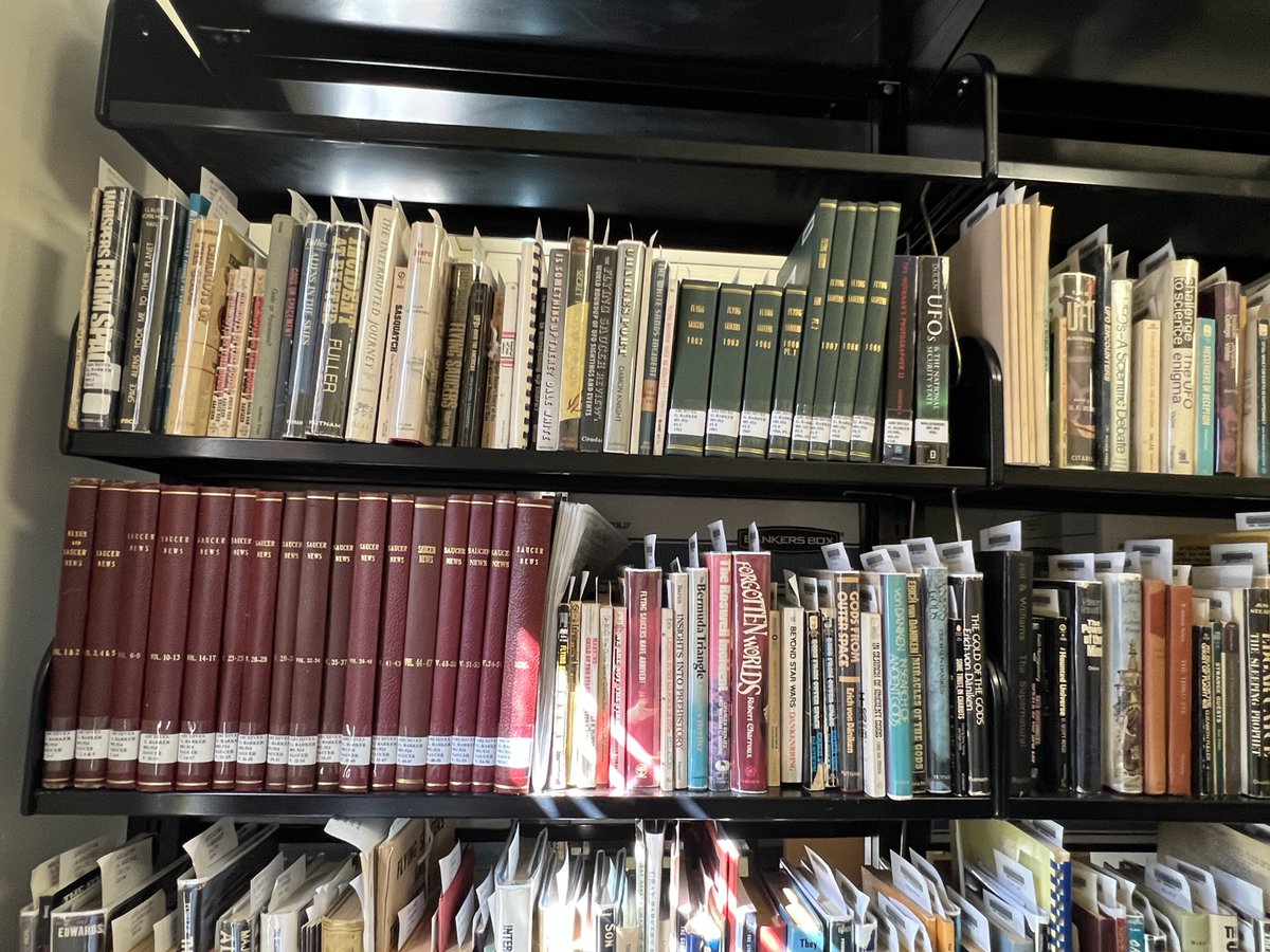 SusanGerbic's tweet photo. And more from the #GrayBarker archives from the #SkeptiCamp this weekend. Library completely embraces the rich #Folklore of #UFO #Crypid #Paranormal history. I live in California but got me a very cool WV #librarycard. How awesome is that (11) https://t.co/0Ba4rDxXnV