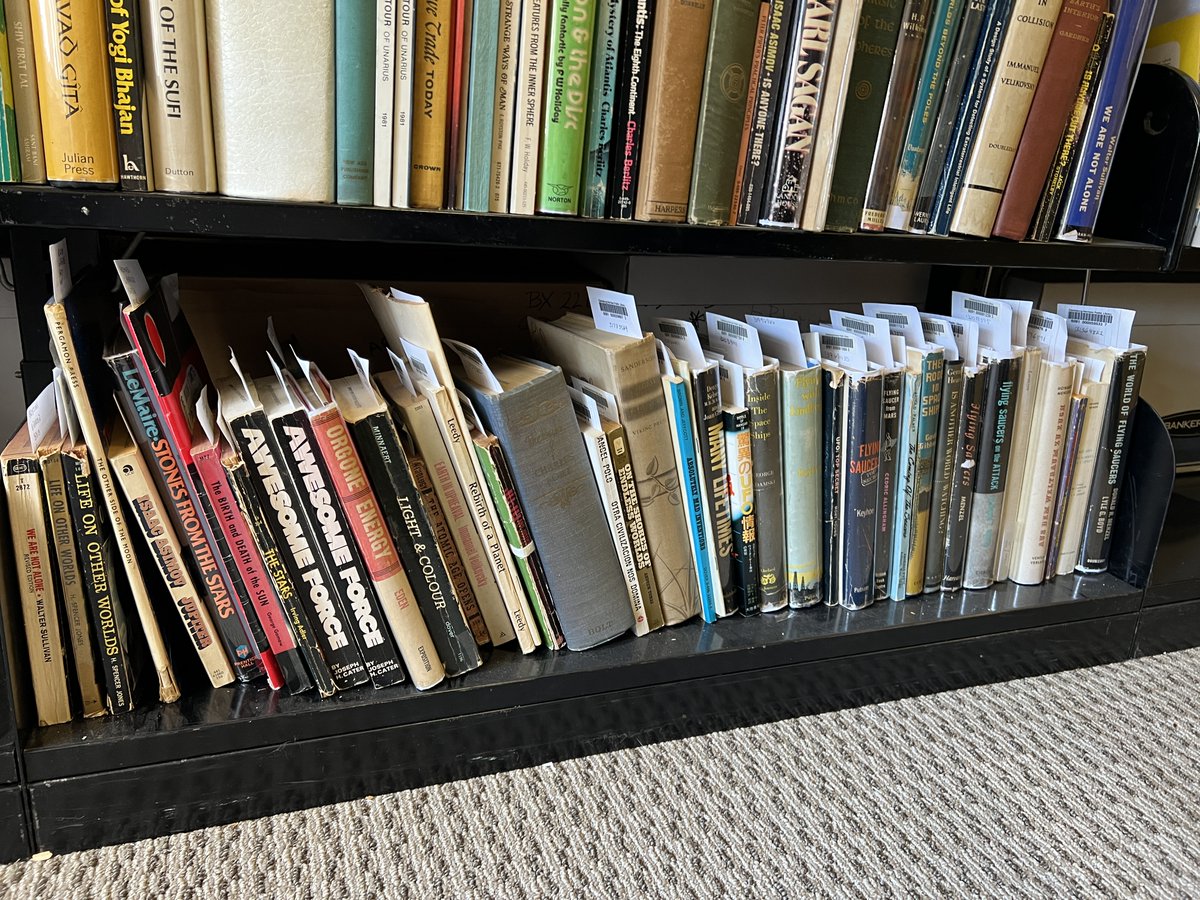 SusanGerbic's tweet photo. And more from the #GrayBarker archives from the #SkeptiCamp this weekend. Library completely embraces the rich #Folklore of #UFO #Crypid #Paranormal history. I live in California but got me a very cool WV #librarycard. How awesome is that (11) https://t.co/0Ba4rDxXnV