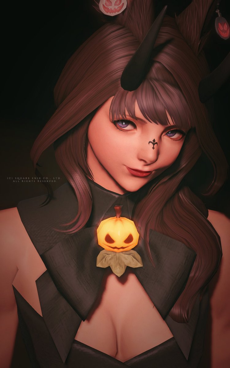 RaqRosa's tweet photo. #おはウサ 

🖤🎃

#ヴィエラ #3shineViera #FFXIV #FF14 https://t.co/kehDPmvHEs