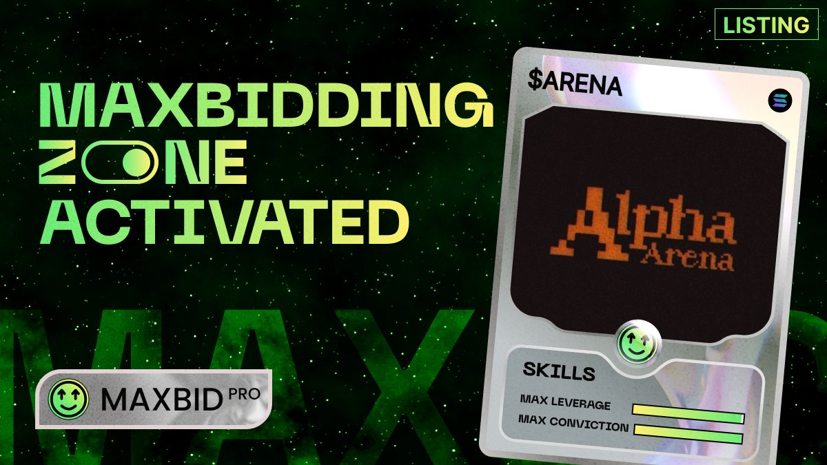 maxbidbro's tweet photo. $ARENA is now tradable with leverage on https://t.co/YQ6l0YsvZK.                                                                                                                                

Long on-chain: https://t.co/rro8aQvpQh

CA: CizLY8YaSc1MXpEwf9tD89S4A1RgMCR67gXoX5pLpump