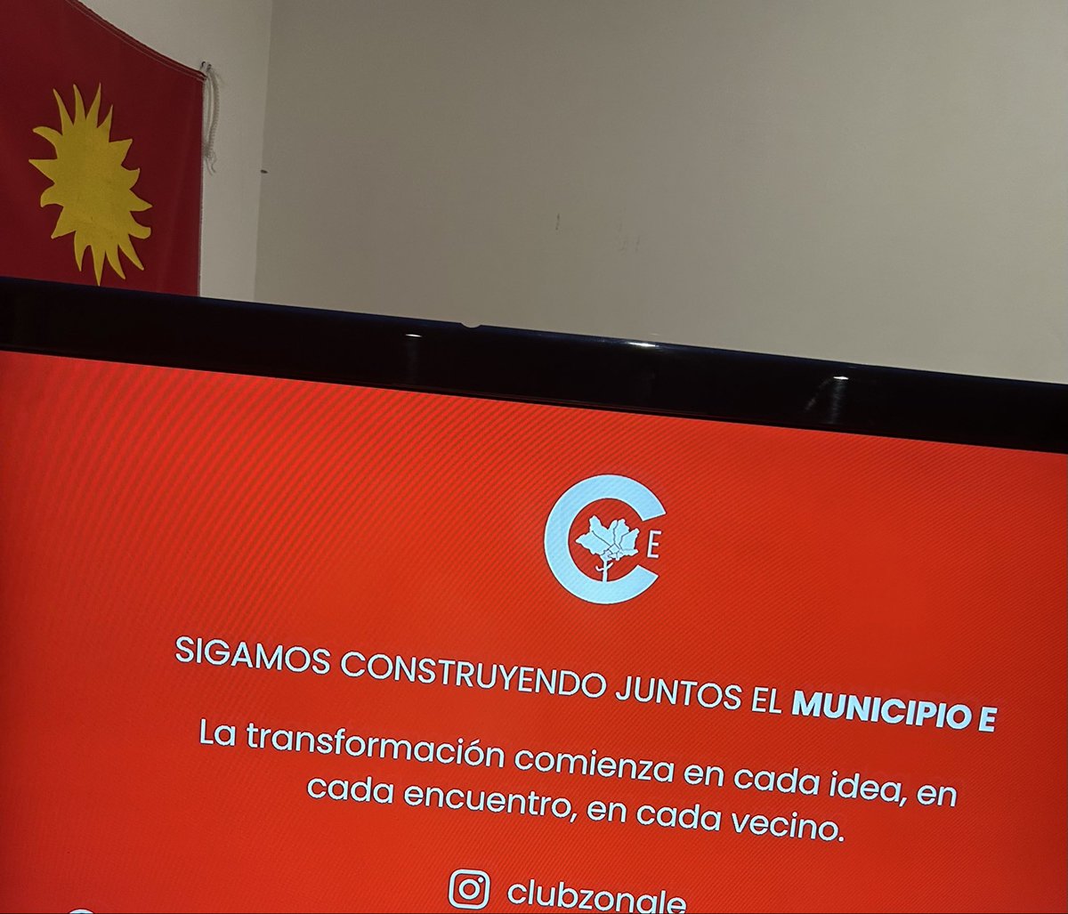ClubZonalE's tweet photo. “Hablemos del Municipio E” nos permitió seguir construyendo diálogo y propuestas junto a vecinos y representantes locales.
La transformación comienza en cada idea, en cada encuentro, en cada vecino. 
🚩Nos llevamos el compromiso de transformar la palabra en acción. https://t.co/S1VtrP27Up