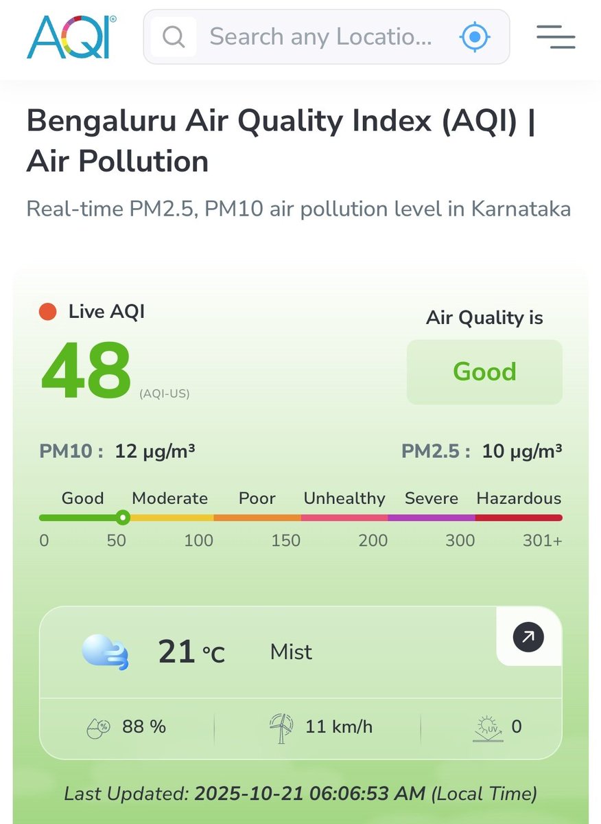 Vtxt21's tweet image. #AirPollution 

Delhi 💀☠️                       Bengaluru 🌿🍃