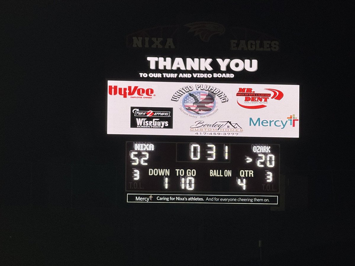 jperry_nixa's tweet image. 🎯 The Daily Double!

✅ 9th Grade Eagles 38 — Rival to the East 6
✅ JV Eagles 52 — Rival to the East 20

The Daily Double is complete!
Proud of our young Eagles — great effort, great energy, and a whole lot of fun taking care of business!

Let’s goooooo, Nixa!! 🦅🔥
#EaglePride…