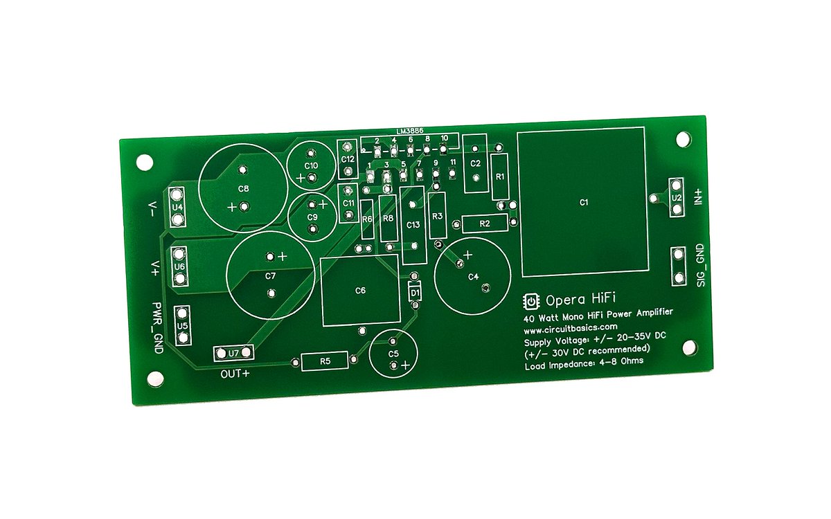 circuitbasics's tweet image. The Opera Hi-Fi power amplifier delivers high-fidelity audio amplification with a dynamic sound that brings every note to life with clarity and depth. PCBs now available: circuitbasics.com/product/opera-… #hifi #poweramplifier #diyaudio #circuitshop