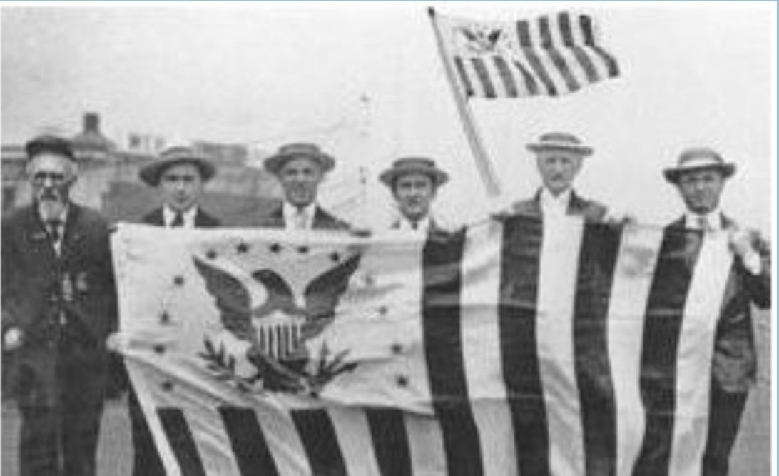 Dawn Ryder (@weed1673) on Twitter photo <a href="/MAGAStormX/">MAGA Storm</a> Did ya'll notice one of the flags being used? I did. That one flag hasn't flown publicly since 1869.. here's that proof. <a href="/MAGAStormX/">MAGA Storm</a> Did ya'll notice one of the flags being used? I did. That one flag hasn't flown publicly since 1869.. here's that proof.