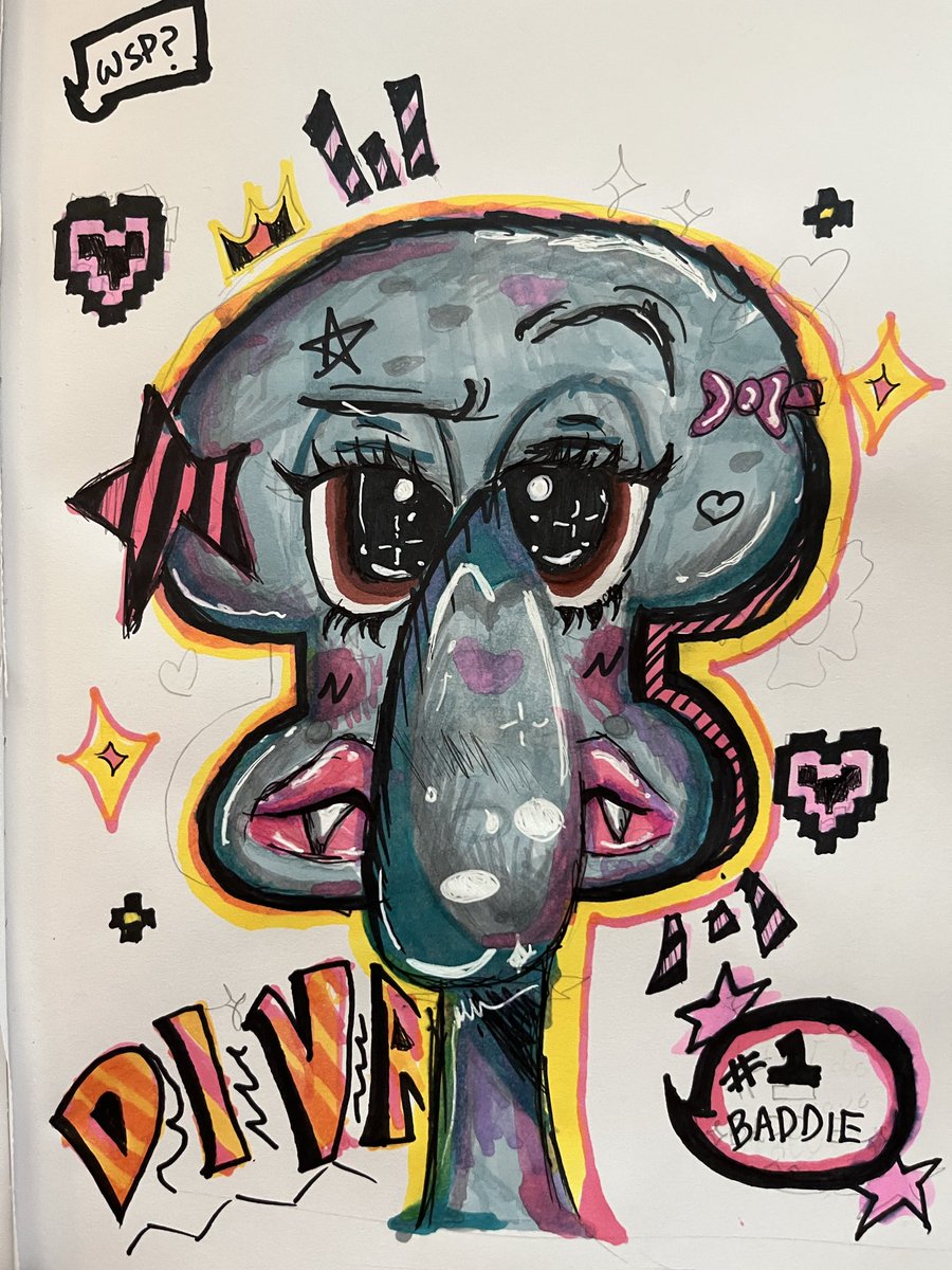 FountainCartoon's tweet image. Actually yes.

My daughter Gypsy takes commissions.

All proceeds go into a college fund, but for $20 you can get a hand drawn, marker colored picture like these previous commissions.