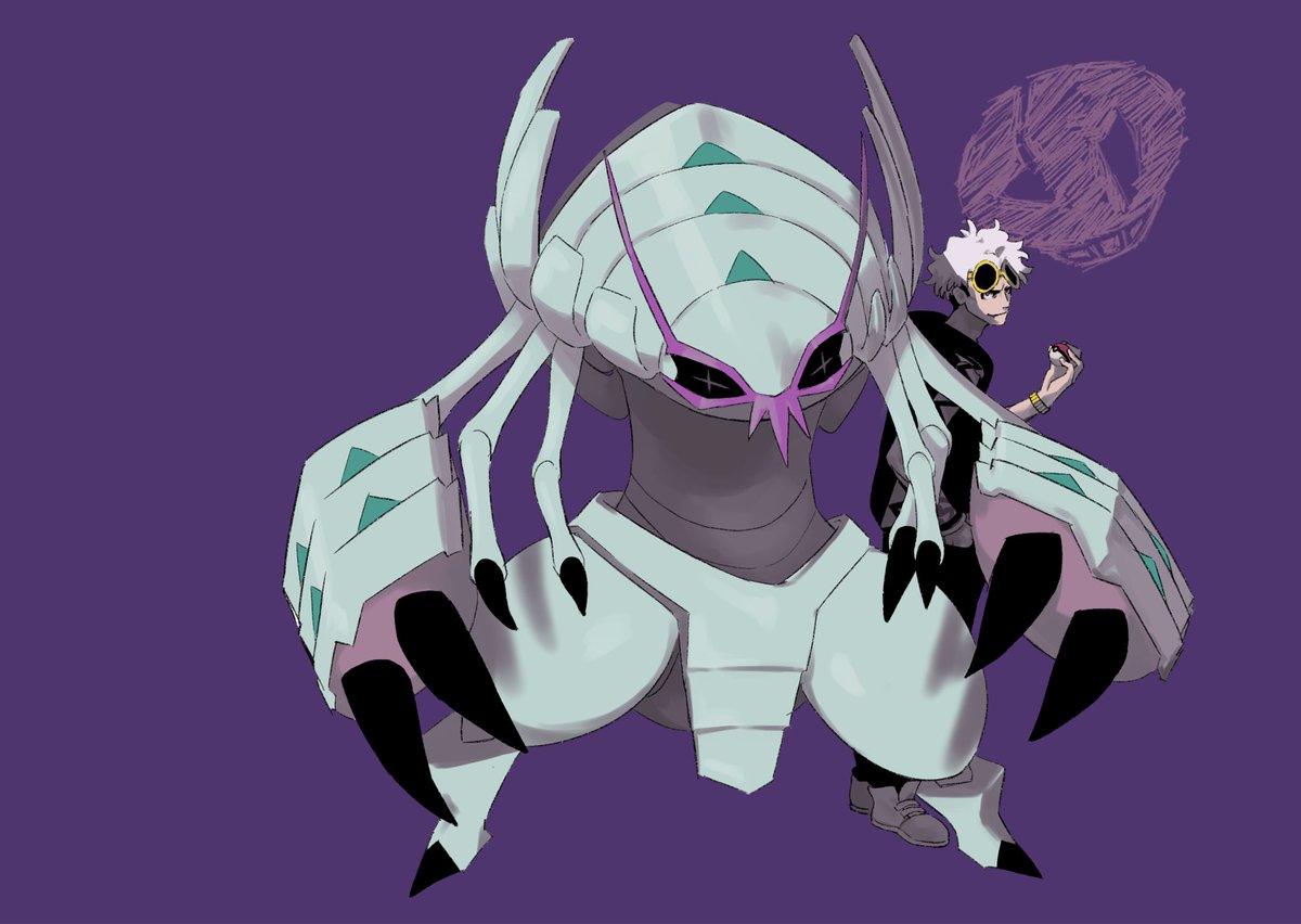 グズマ再熱してるから描いたのと、グソクムシャ次こそは内定貰えるといいねの絵