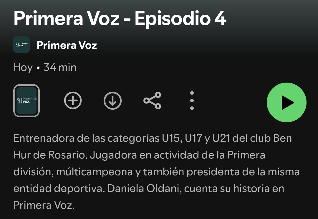 Ya está disponible el Episodio 4, junto a <a href="/OldaniDaniela/">Maria Daniela Oldani</a> en Spotify 
open.spotify.com/episode/6zrIY0…