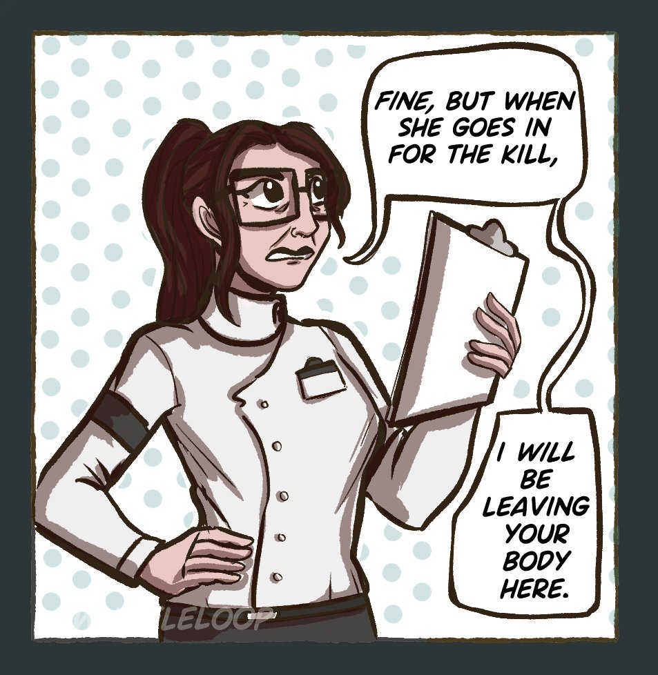 Whiffleloop's tweet photo. if it's not a friend... why is it-friend shaped?
🤓🤓🦷🧡

1/2
#abioticfactor #comic https://t.co/WL7tII7Mzc