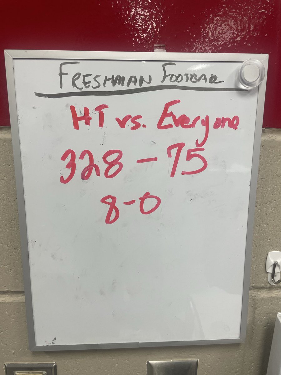 Great undefeated season for the 9th grade Huskies! Great young men that has developed throughout the season. Great day to be a Husky! <a href="/HuskyFast/">Hewitt-Trussville FB</a> <a href="/HewittAthletics/">Hewitt-Trussville Athletics</a>