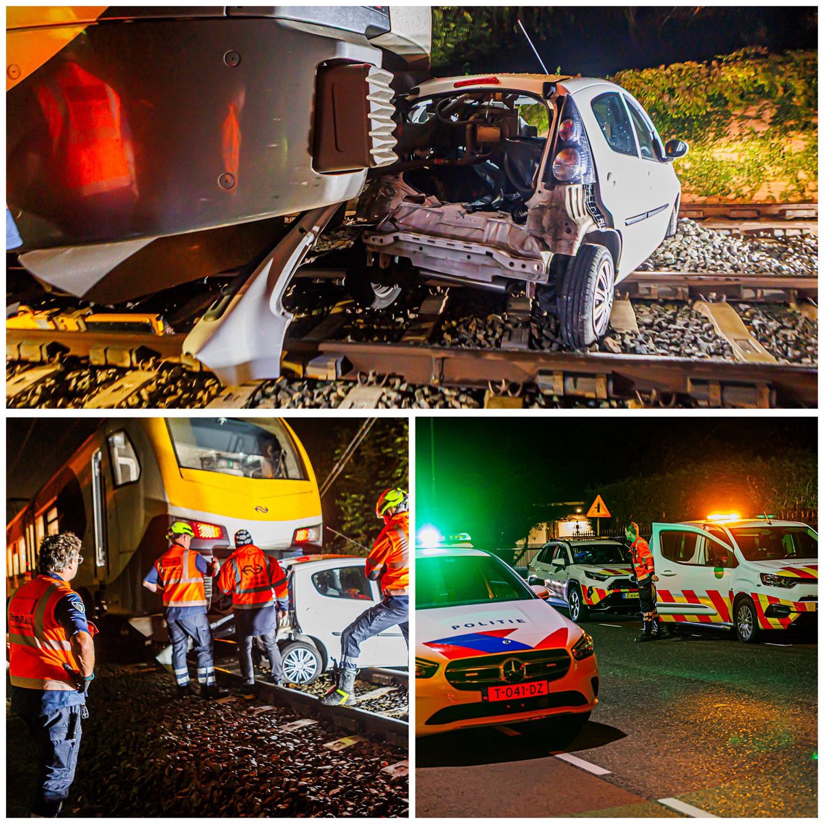 Op de spoorwegovergang aan de Tongersestraat in Boxtel heeft maandagavond een aanrijding plaatsgevonden tussen een trein en een auto. De bestuurster kon haar voertuig op tijd verlaten en bleef ongedeerd.
