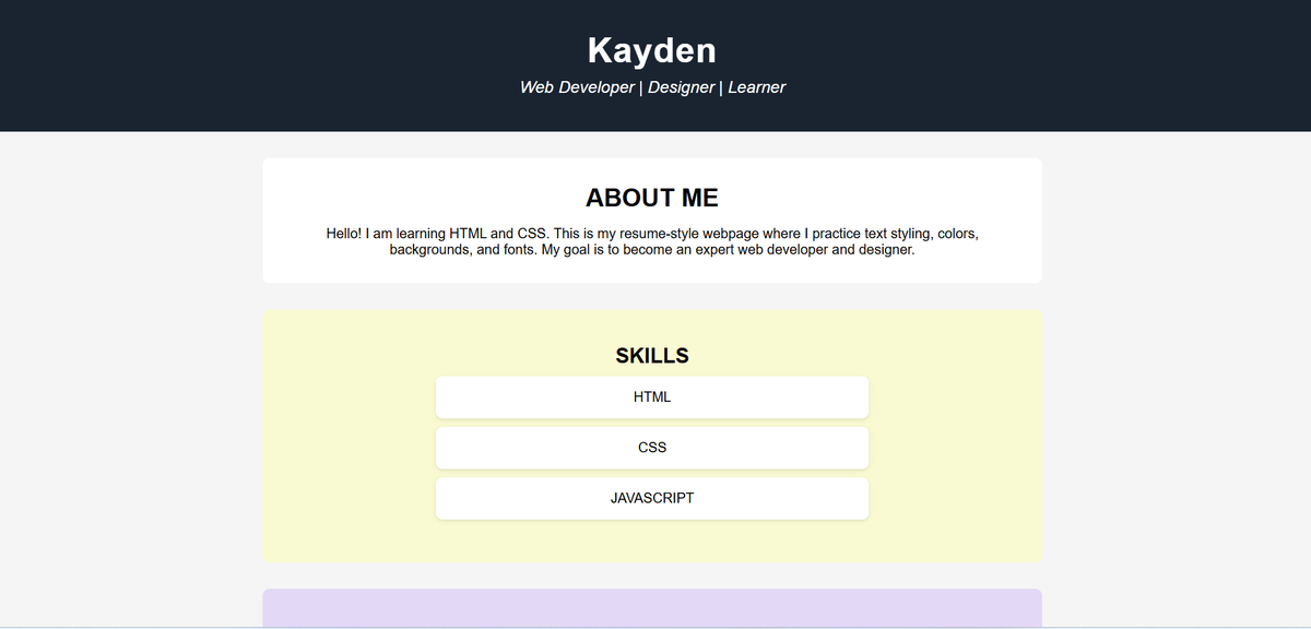 lakshayTwts's tweet image. #Day1 of learning CSS from @sheryians_ cohort 2.0.
Complete the Assignment 1
#coding #WebDevelopment #cohort #CSS.