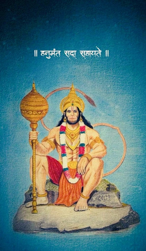 Alpakanya's tweet photo. संकट मोचन भगवान, जय श्री हनुमान  🚩 https://t.co/sx4JVItJmT