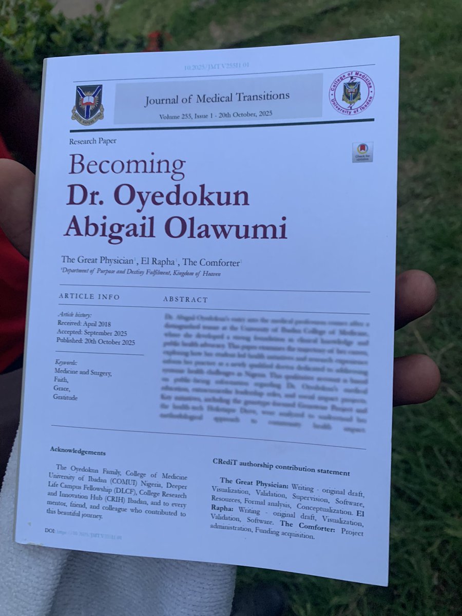 Official_mosope's tweet image. Congratulations Dr.
your jotter’s concept is very beautiful&amp;gt;&amp;gt;&amp;gt;