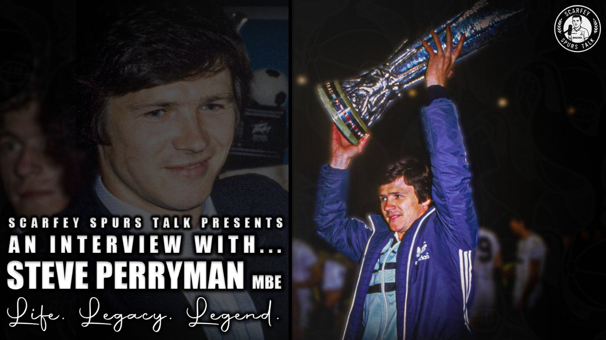 🎙 NEW INTERVIEW COMING THURSDAY 👀

Spurs legend <a href="/Steve6Perryman/">Steve Perryman</a> MBE joins me on the channel for an exclusive sit-down.

⚪️ Life. Legacy. Legend.
📅 Premieres Thursday 6:15 PM on YouTube.
🔔Hit the notflications so you won't miss it.

👉youtu.be/vS0M4-raFbY?si…

#COYS | #THFC