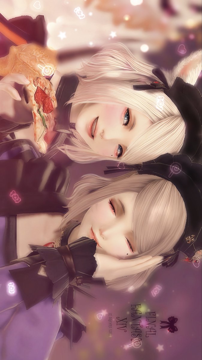 おはようですっ🌟
ᴛʀɪᴄᴋ ᴏʀ …チキンピザ…⸜(*´꒳`*)⸝🍕✨✨
リセ日！
おいしいもの食べて
元気だして行きましょ〜🤍  ̖́-
#FF14 #おはミコ #ミコッテ
#GanbattaHousing