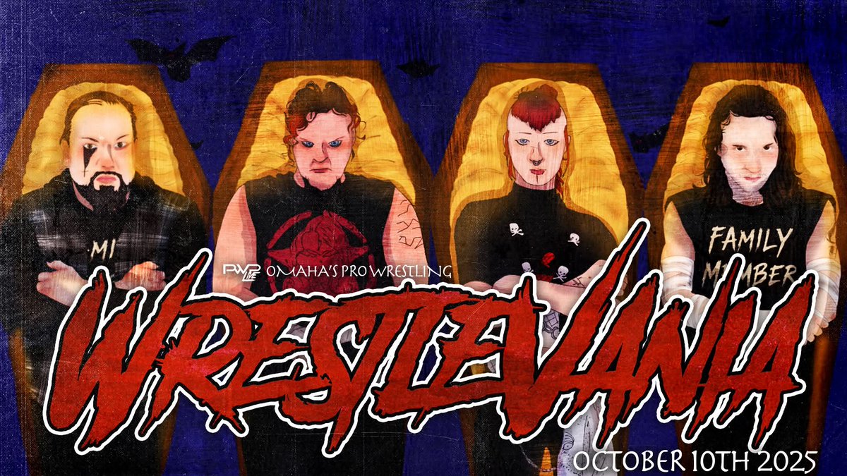 RELEASING TONIGHT AT Patreon.com/PWPLive
PWP Live's WrestleVania - October 10th 2025