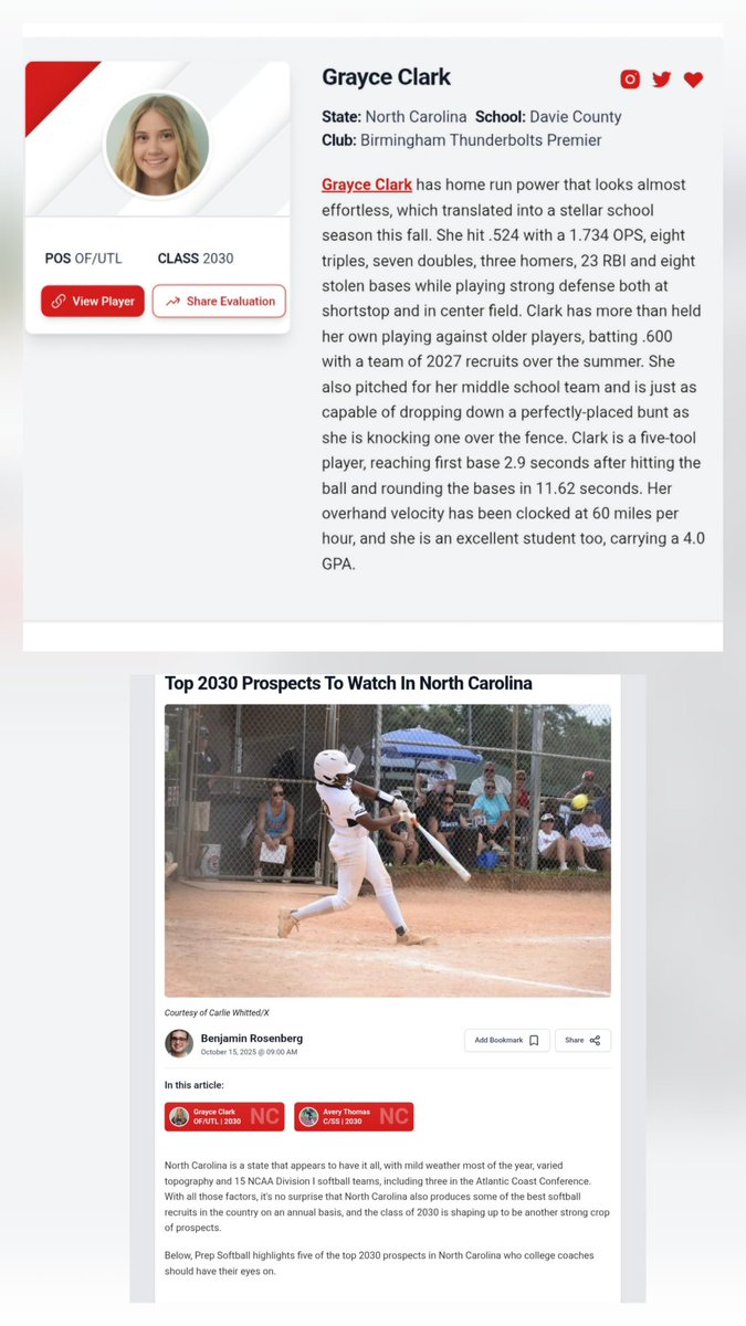 The MS chapter of my softball career is over, now 15 months to get ready for <a href="/_DCHSoftball/">Davie County Softball</a>.
My stats over the 3 years:
BA .642
OPS 1.614
25 Doubles
22 Triples
8 HR
67 RBI
27 SB 
FPCT of .900