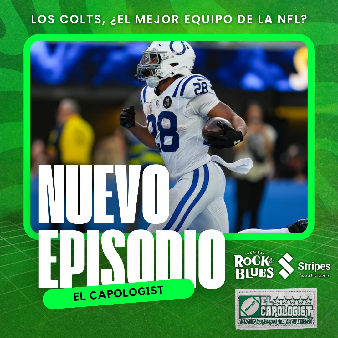 💥🎙️ ¡Nuevo programa!

¿𝐒𝐨𝐧 𝐥𝐨𝐬 𝐂𝐨𝐥𝐭𝐬 𝐞𝐥 𝐦𝐞𝐣𝐨𝐫 𝐞𝐪𝐮𝐢𝐩𝐨 𝐝𝐞 𝐥𝐚 𝐍𝐅𝐋?
🧐 El milagro de los Broncos
🚑 49ers aguantan el tirón
👀 Cuidado con los Patriots
🏈 QBs que cambiarán de equipo en verano

🟠 ivoox.com/capologist-6x3…

🟢 open.spotify.com/episode/25PnLu…