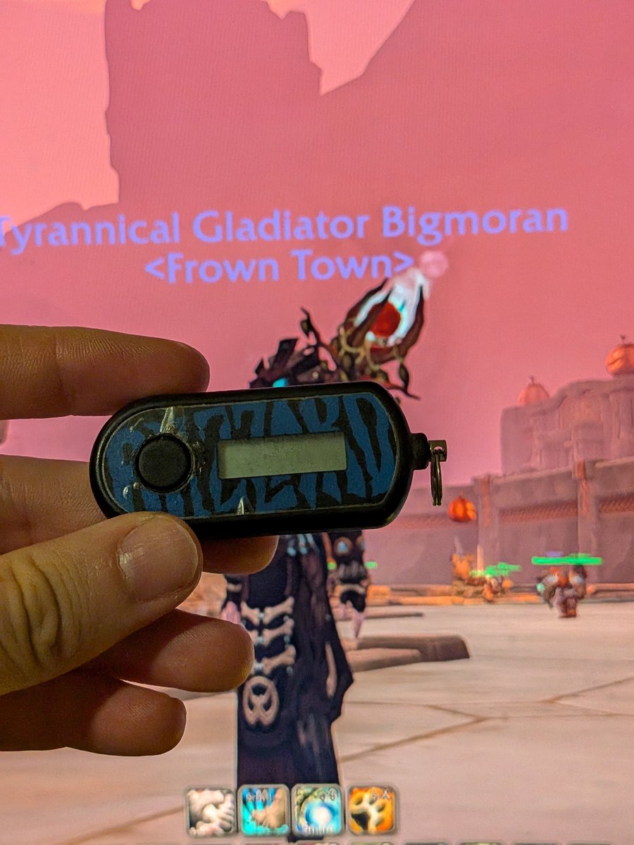 After nearly two decades of service, my OG authenticator has officially died.

RIP to one of the <a href="/Warcraft/">World of Warcraft</a> goats.