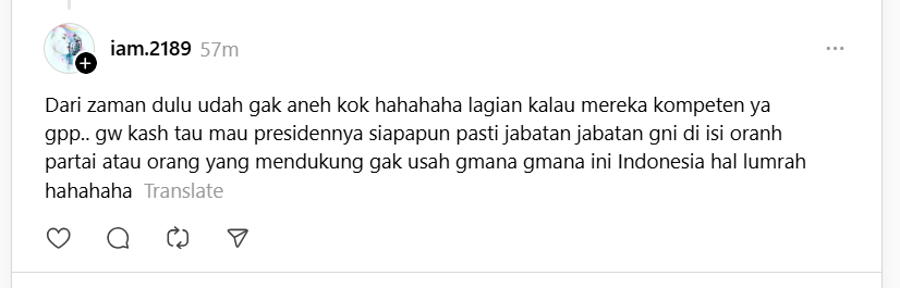 MikaelDewabrata's tweet photo. Udah korslet sih. Bagi-bagi jabatan dianggep normal. https://t.co/pw2ktZUFSg