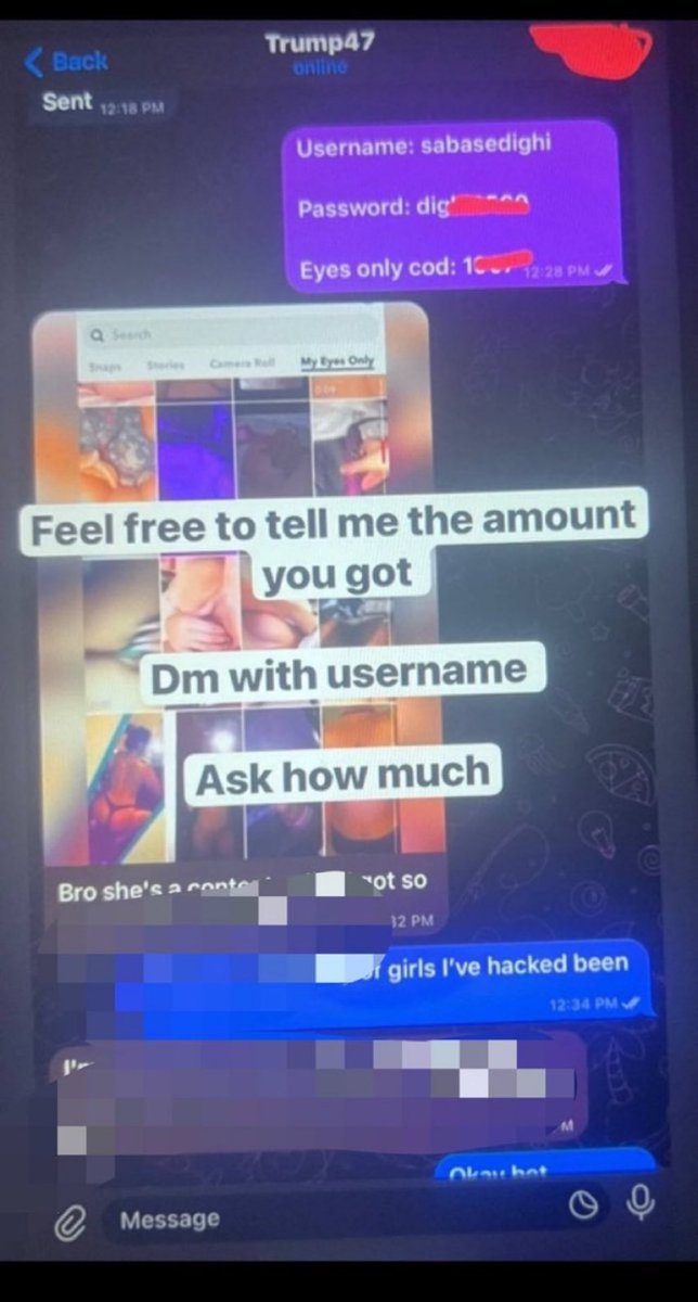 websterhacker's tweet image. Want a snaphack??

Dm now !!

wa.me/message/DGATZP…