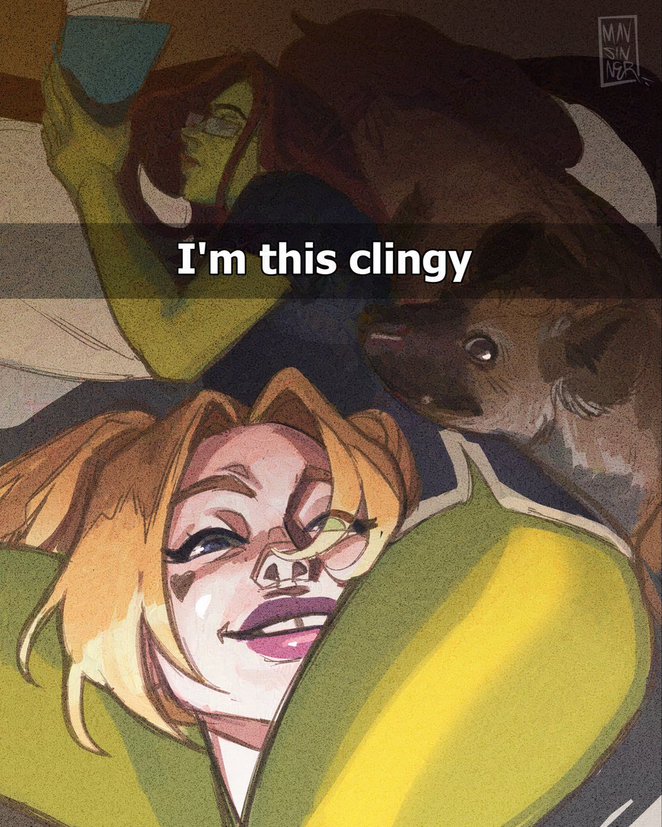 I’m sure someone else has already made a #harlivy version but you know what 
I wanted to anyway lmao