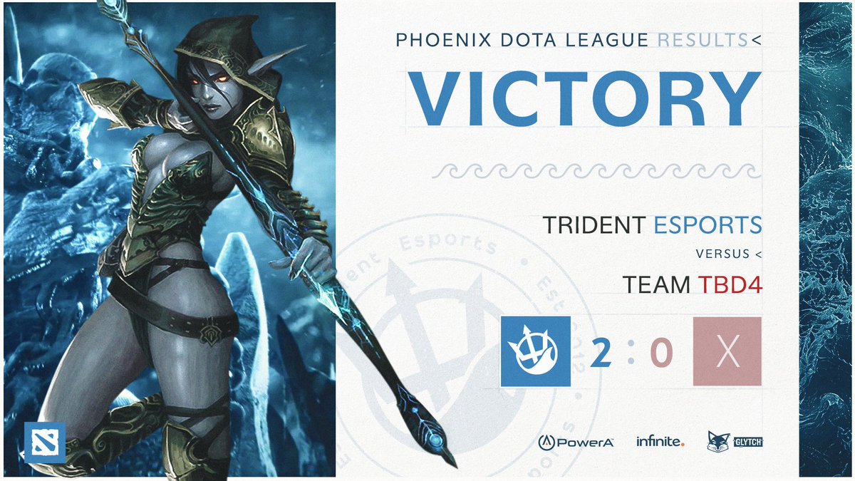 #RESULTS 

W secured.😎#TridentDota took down #TBD4 2-0 in their 11th hour #PhoenixDotaLeague match this past Monday night! 

A well played match between both teams, GGs!!

#RaiseYourTrident