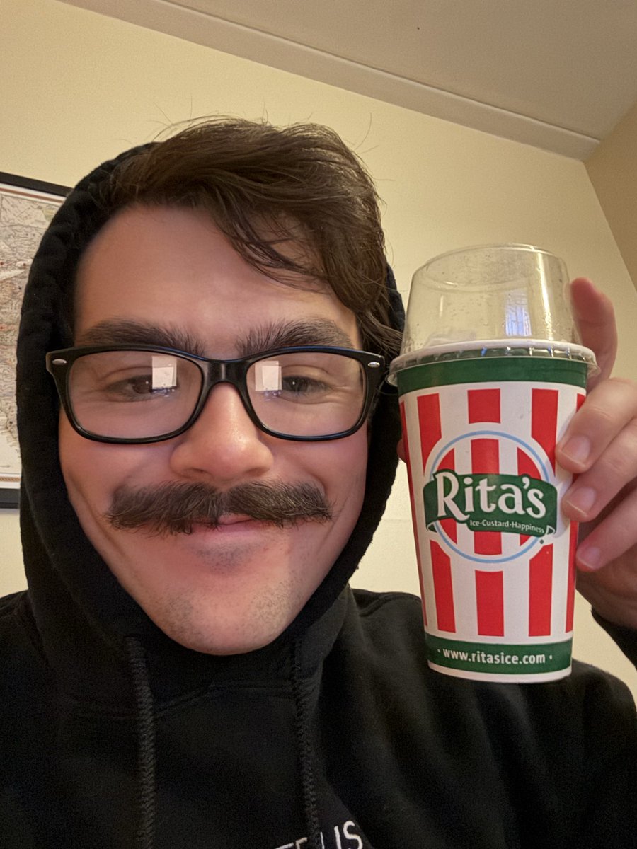 My girl works at Rita’s Italian Ice on the weekends. You know I’m eating that Cookies and Cream ice whenever I can