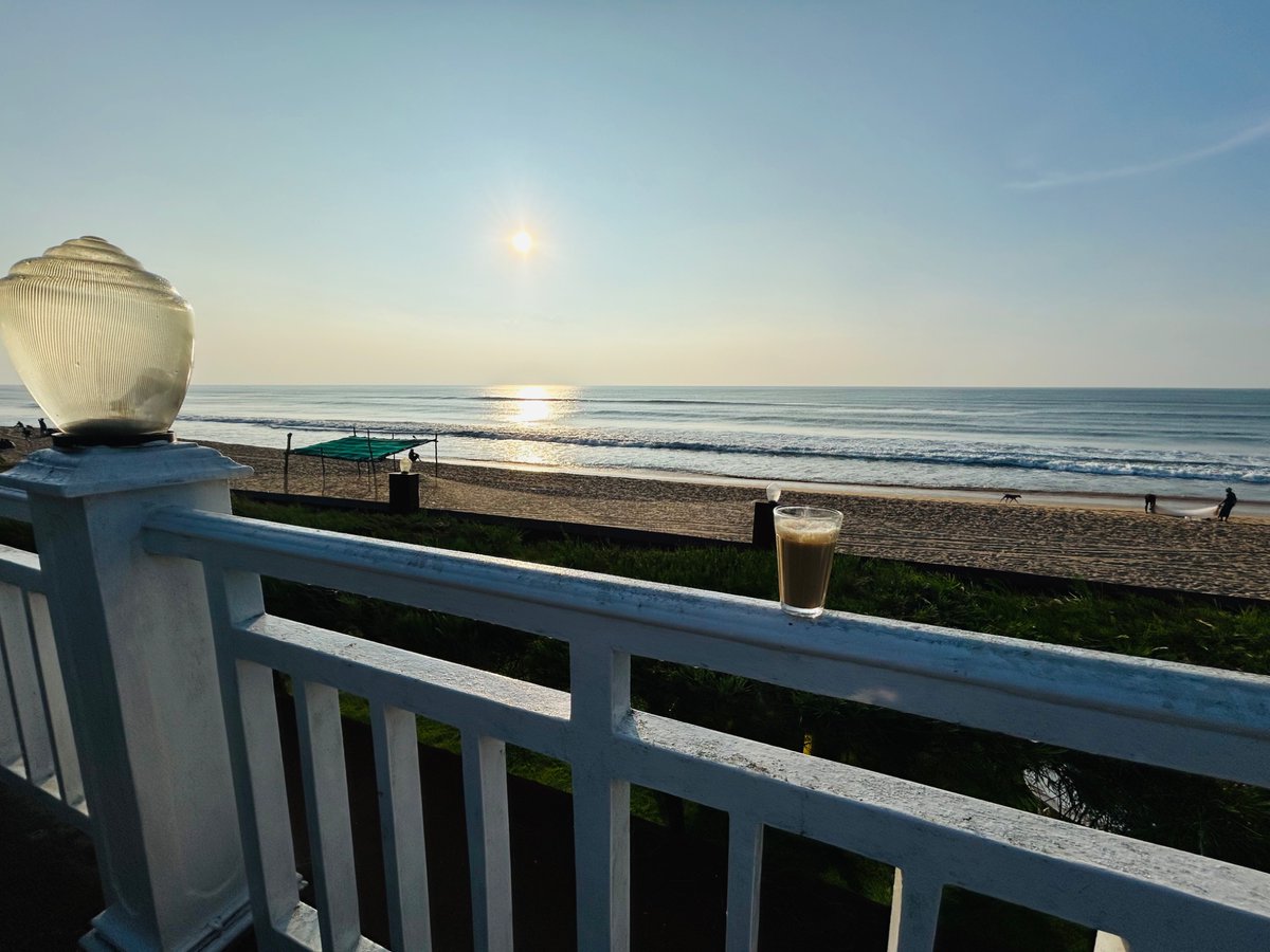 A glorious view with a coffee ...