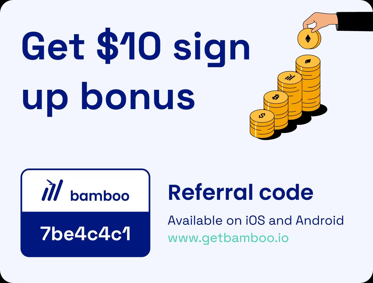 scottp2012's tweet photo. Get $10 of crypto on Bamboo App with this code: 7be4c4c1. https://t.co/tVJl8abu37 @getbambooapp #bitcoin #invest #australianowned #australia https://t.co/bwRNEEUdWB