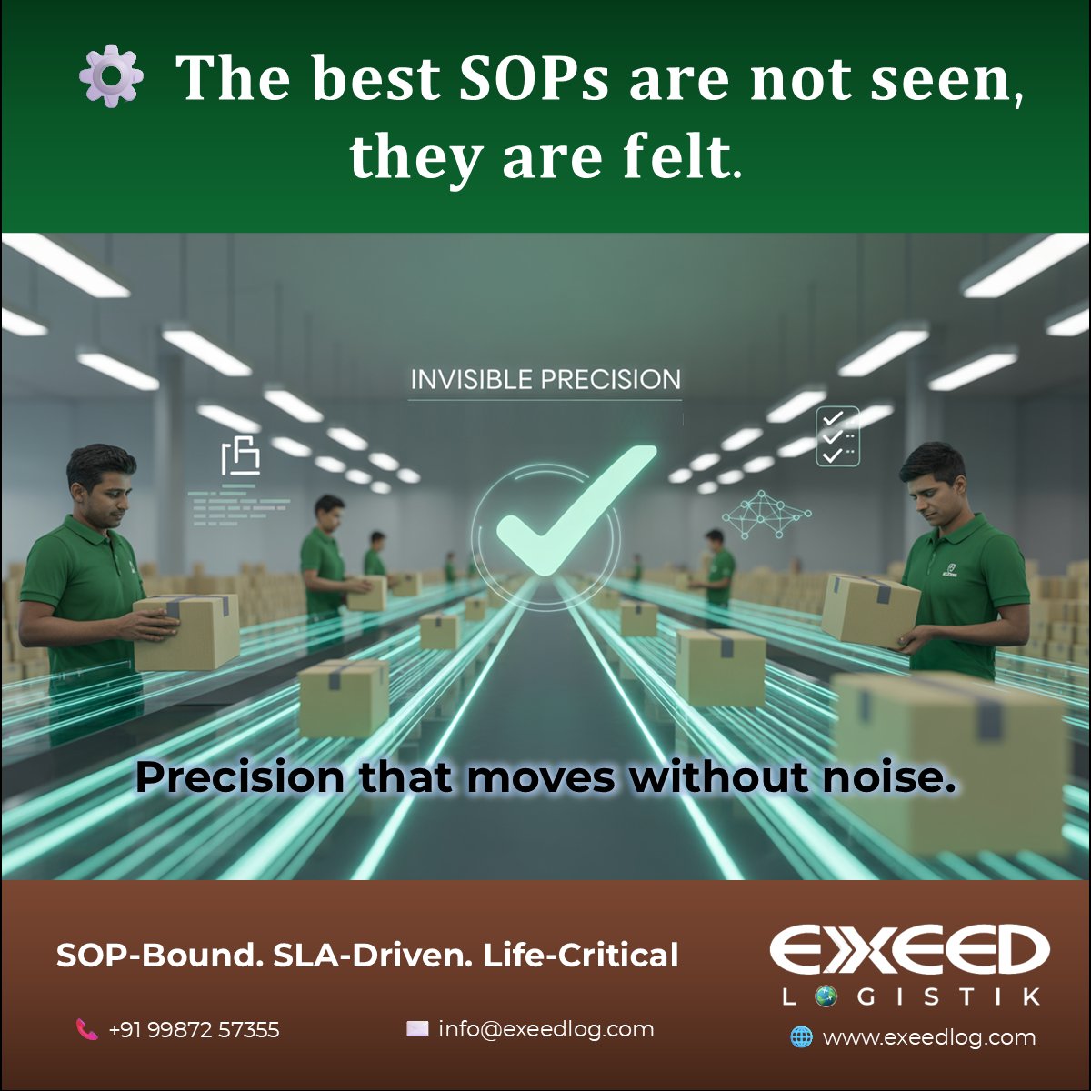 ExeedLogistik's tweet photo. ⚙️ 𝐓𝐡𝐞 𝐛𝐞𝐬𝐭 𝐒𝐎𝐏𝐬 𝐚𝐫𝐞 𝐧𝐨𝐭 𝐬𝐞𝐞𝐧, 𝐭𝐡𝐞𝐲 𝐚𝐫𝐞 𝐟𝐞𝐥𝐭.

At @ExeedLogistik, precision does not make noise.
It moves quietly, confidently, through every route, scan, and handoff.

𝐓𝐫𝐮𝐞 𝐞𝐟𝐟𝐢𝐜𝐢𝐞𝐧𝐜𝐲 𝐢𝐬 𝐭𝐡𝐞 𝐚𝐫𝐭 𝐨𝐟 𝐦𝐚𝐤𝐢𝐧𝐠 𝐜𝐨𝐦𝐩𝐥𝐞𝐱𝐢𝐭𝐲 𝐥𝐨𝐨𝐤 𝐜𝐚𝐥𝐦.

#SOPTip #PrecisionLogistics #ExeedLogistik #PromiseDelivered #DisciplineInMotion