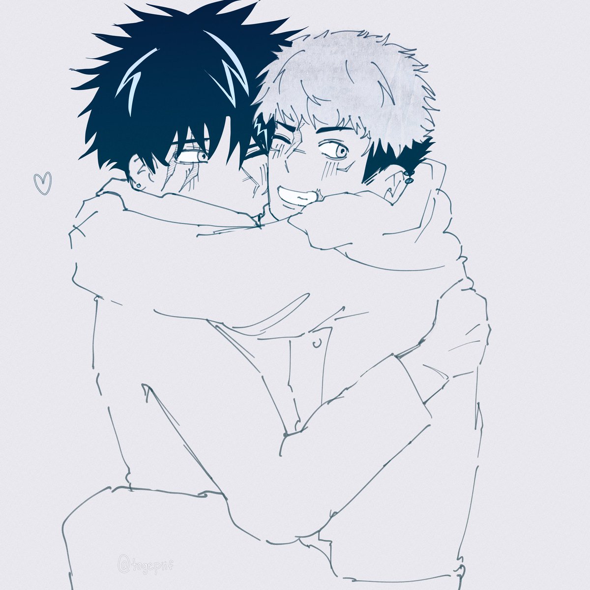 togepiif's tweet image. i gave up on rendering so have the sketch 

#itafushi  — #itfs