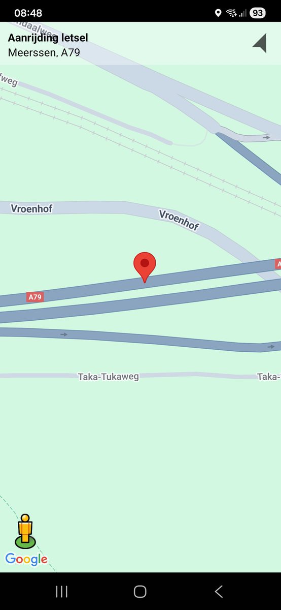 Aanrijding met letsel op de A79