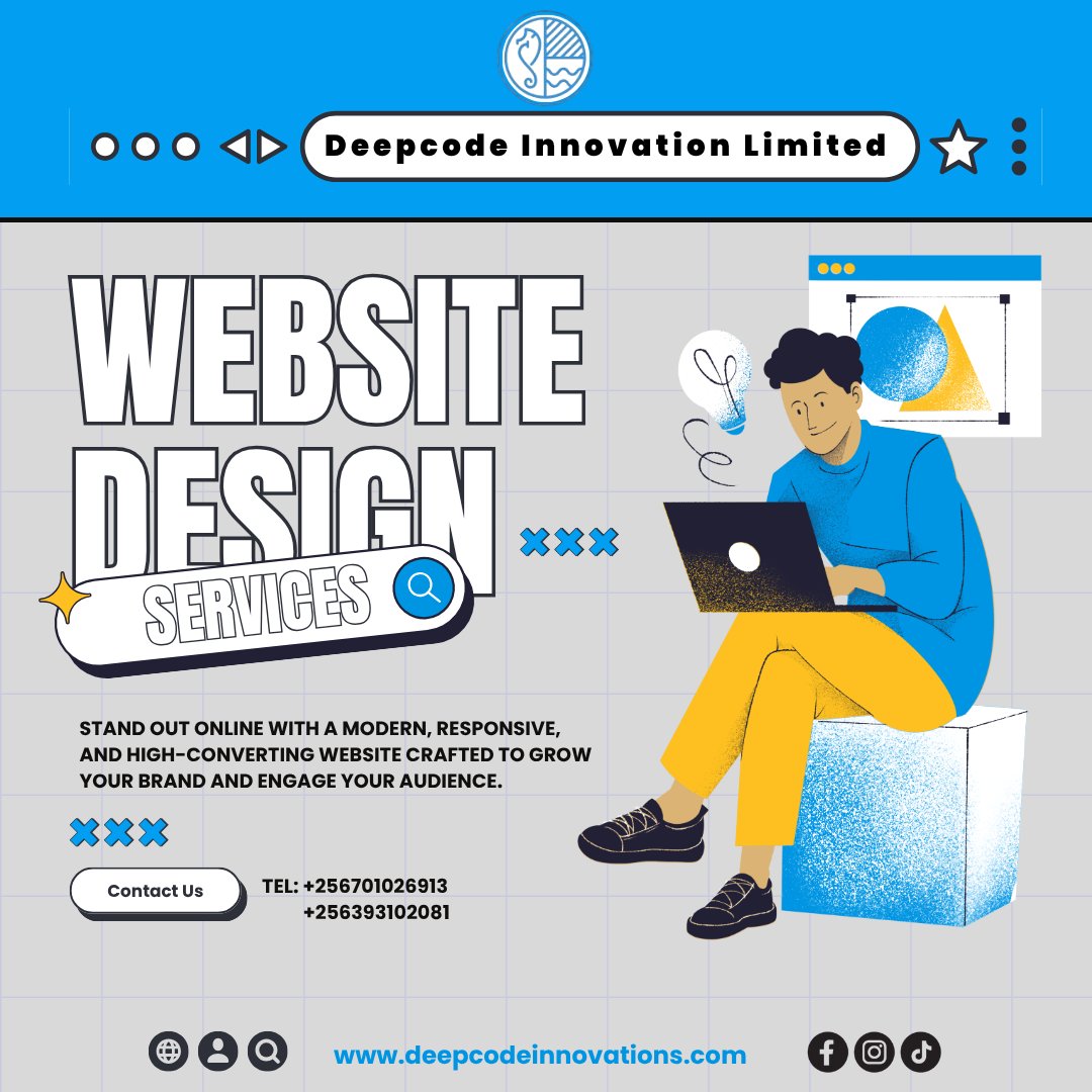 Deepcodein's tweet image. Did you know many users judge a website by its design? 😲
Make yours stand out. Let’s design one that WOWS your audience today. 🌐✨💻
#WebDesign #DigitalBranding #DeepCodeInnovation #UXDesign
