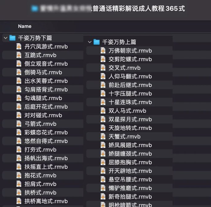 某真人示范解说：教程365式 姿势  

链接：bbshare.site/resource/14ac2…