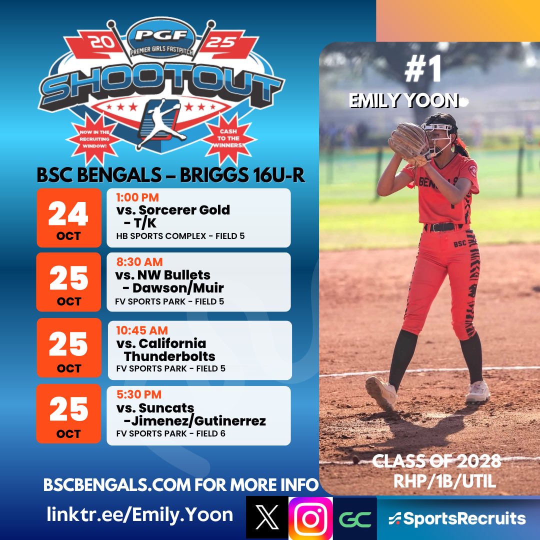 Weekend schedule.  Invitational with a strong regional field. Hope to see you out there. #gododgers