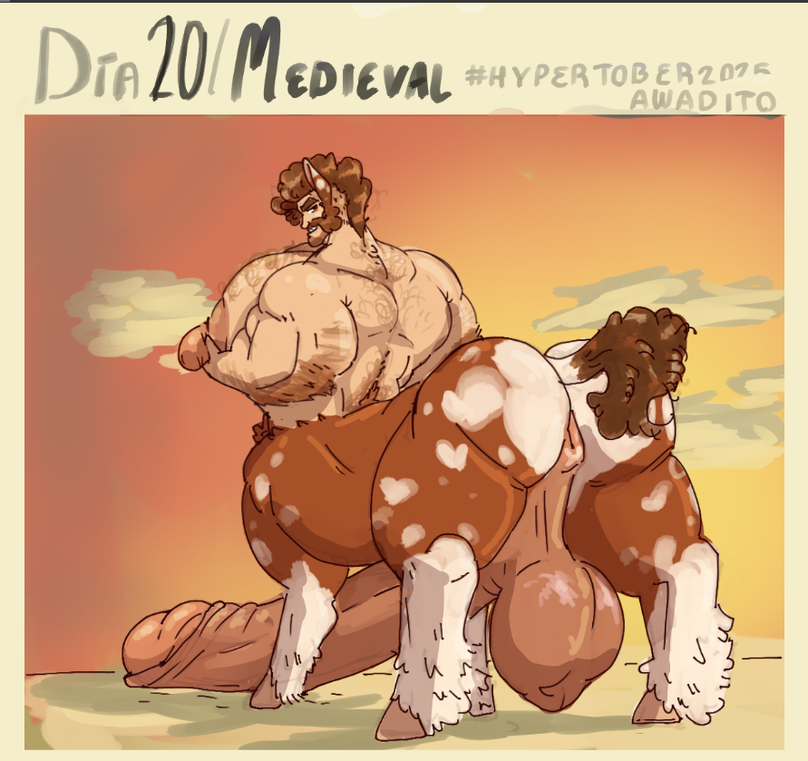 Hypertober2025 | Day 20 | Medieval  

The enormous centaur is now taking on its full adult form.
#Hypertober2025 #Hypertober