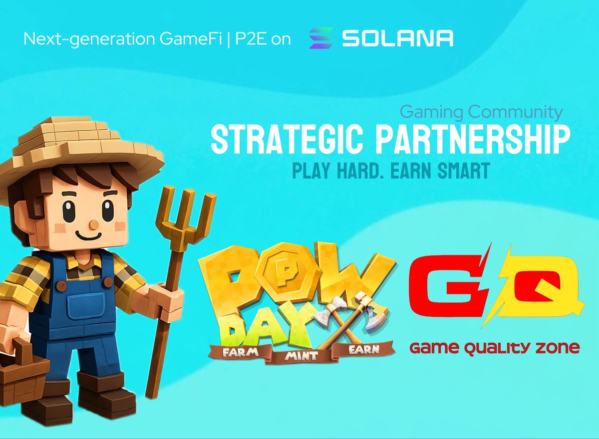 🤝 Strategic Partnership Announcement

We’re excited to announce a new strategic alliance between Powday and Game Quality Zone (<a href="/GQ_Zone/">Games Quality Zone</a>) — a leading hub for Web3 excellence.

Game Quality Zone is renowned for its in-depth analysis, secure strategies, and honest reviews, curated