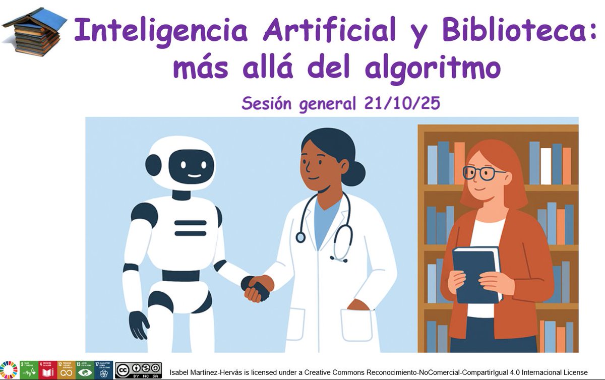 Todo preparado para la sesión general de #hoy en el #HospitalSeveroOchoa a cargo de TU BIBLIOTECA sobre #IA
¡No te la pierdas! 
#Formación #InteligenciaArtificial