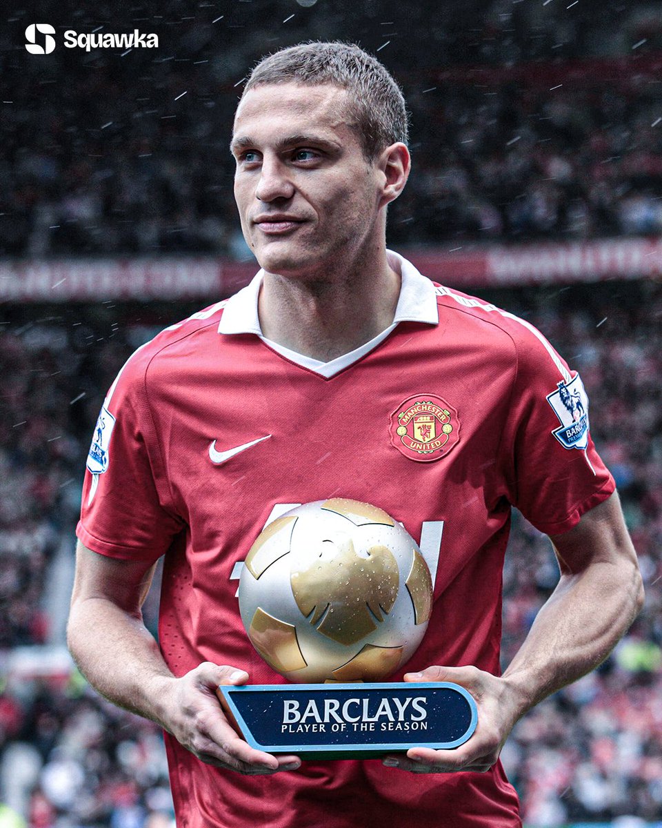 Squawka's tweet image. Happy birthday, Nemanja Vidić.🥳

His Premier League record was incredible: 

◉ 211 games
◉ 149 wins
◉ 15 goals 
◉ 5x title-winner
◉ 2x Player of the Season

The only defender to be named Premier League Player of the Season on two separate occasions. 🇷🇸