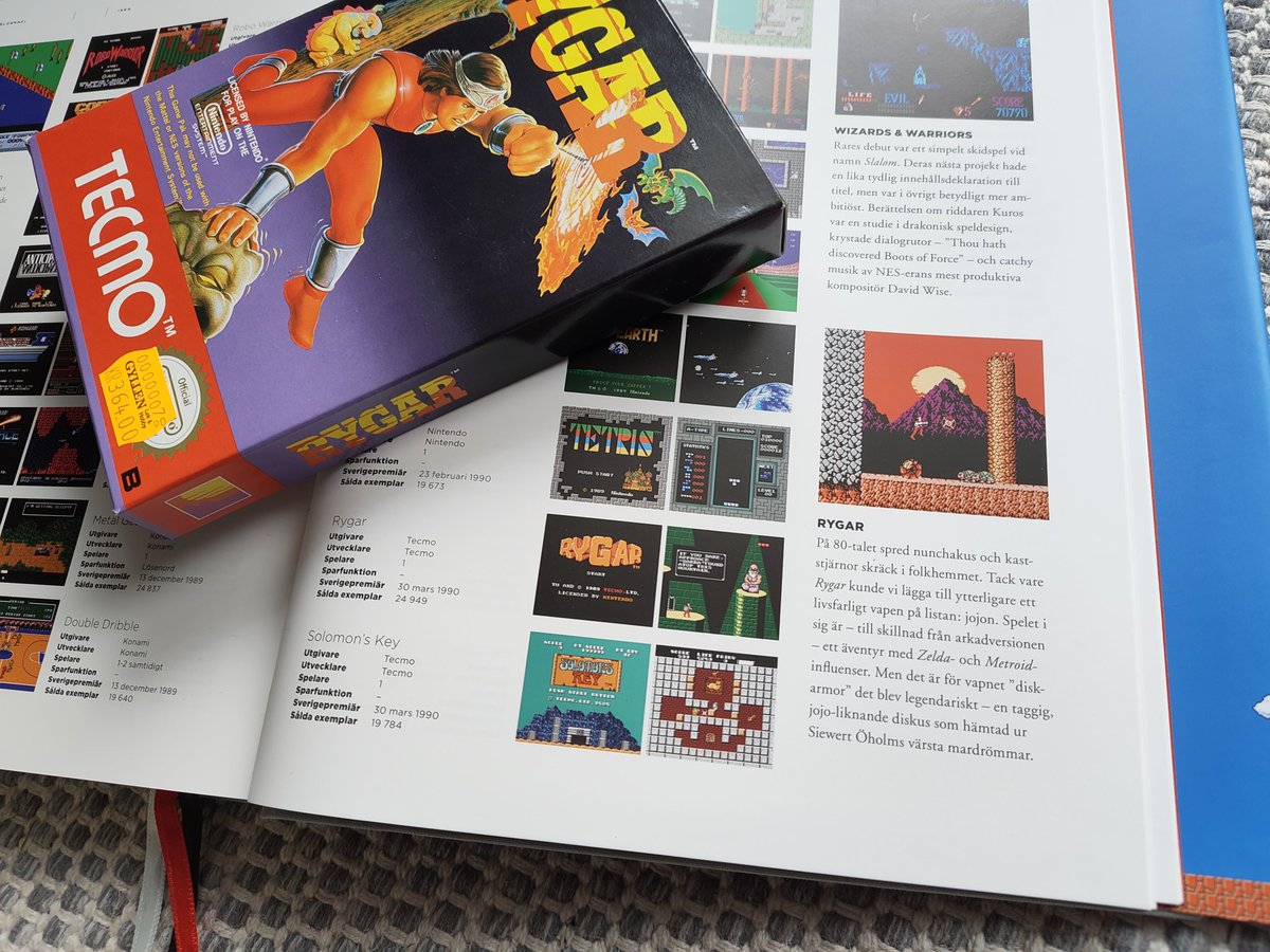 kimpa_85's tweet image. 🌄 Nytt till samlingen! 🌄
🦇 Rygar till Nes.
✅ Version: NES-RY-EEC (00123).
🇸🇪 Release: 1990-03-30 i Sverige.
🖥️ Utvecklare: Tecmo
🚛 Distribution: Bergsala.
🎮 Antal spelare: 1 spelare.
💫 Genre: Action.
🔦 Svårfångad: 8 av 10 i detta skick.
💸 Samlarvärde: 7 av 10 i detta…