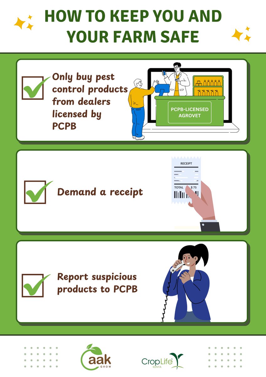 Growing a healthy farm starts with making the correct choices. Protect your farm from illegal pest control products.

Say NO to counterfeits. 
#stopfakepesticides 

#betterfarming #betterfood #betterhealth