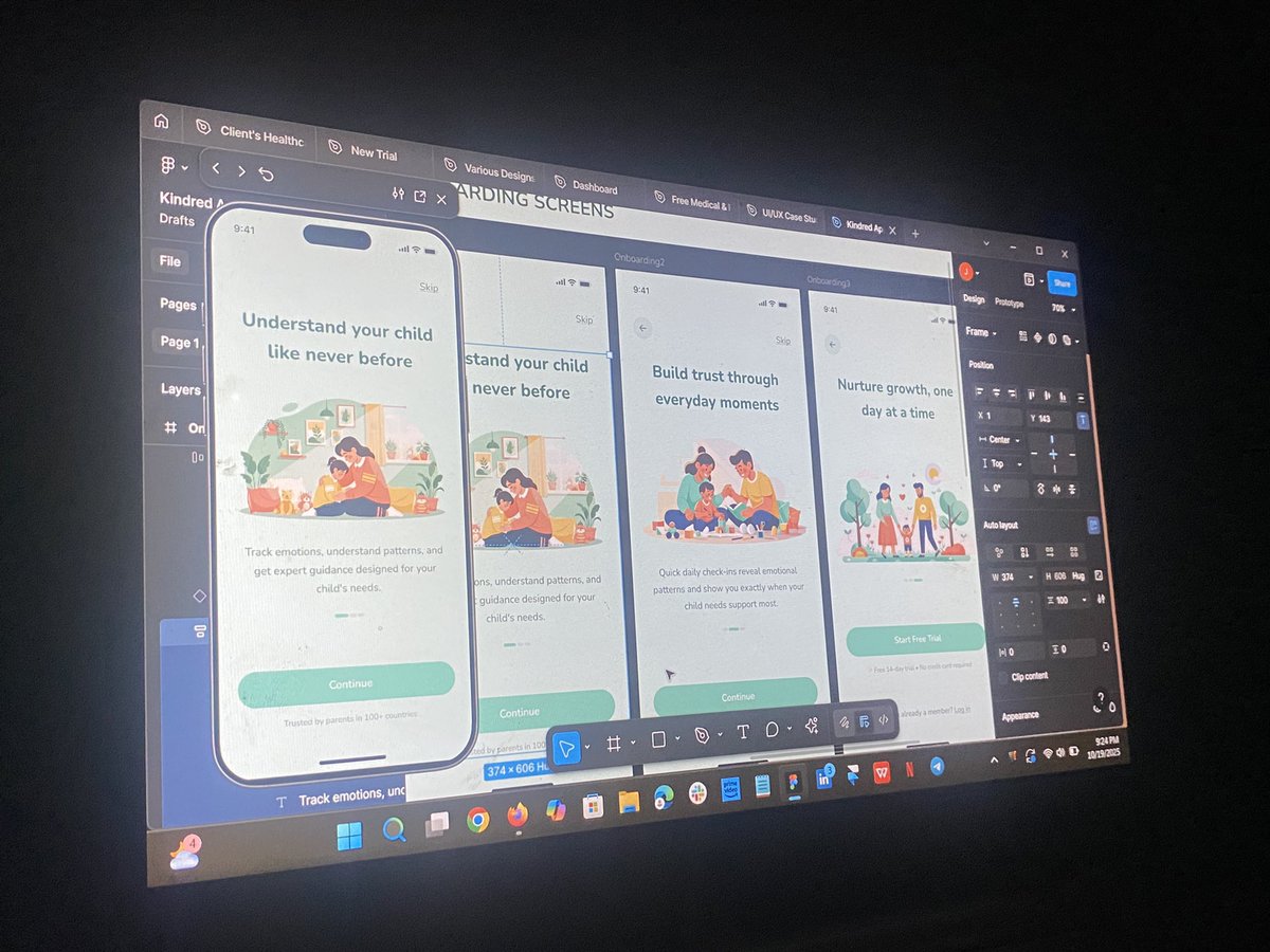 A great onboarding screen isn’t just good design, it’s good business.

When users feel guided and seen, conversion rates can jump by up to 50%.

Clarity builds confidence, and confidence drives action.

Good onboarding earns trust before it asks for it.

#UXDesign #productthinkin