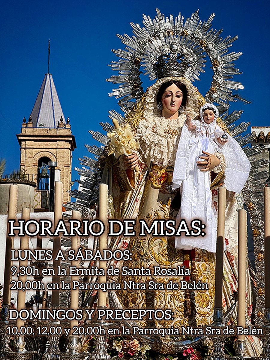 La Eucaristía es uno de los siete sacramentos instituidos por Cristo para que participemos de la vida de Dios.
Y es la Eucaristía el mayor de todos los sacramentos, porque contiene a Cristo mismo, el Autor Divino de los Sacramentos.

✝️ #SacramentalDeGines
