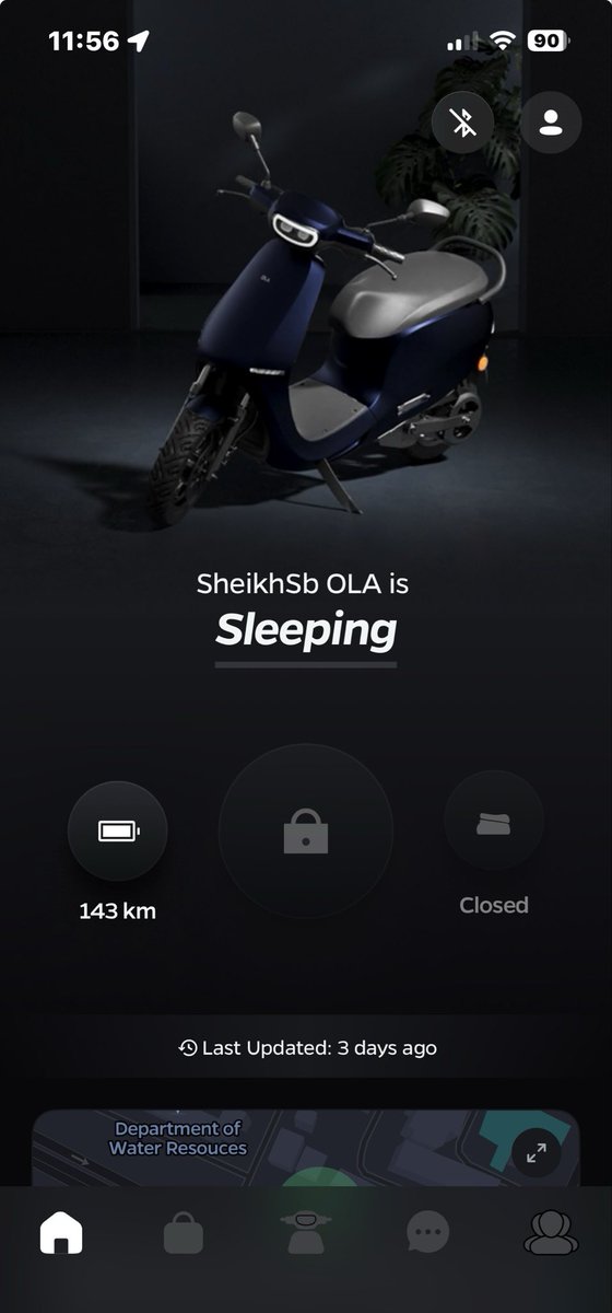 sheikh_42's tweet photo. My scooter shows sleeping mode from past 3 days, service centre is unable to provide me solution regarding this, resolve this issue, asap @bhash @OlaElectric https://t.co/nyeaM6fYt1