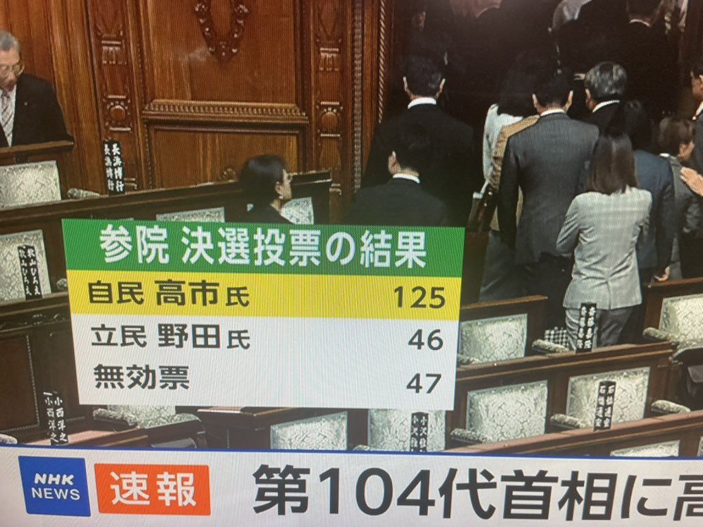 なんだよ無効票って。国民の代表なんだから明確な意思表示しろよ。47人の刺客か。
