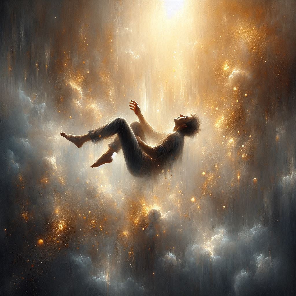Aurelio (@aurelio_b_t) on Twitter photo Amar es caer,
no al vacío,
 sino a la luz que duele.
Es ceder la forma, 
ser fuego sin razón,
dejar que el otro 
 te descubra, 
  te rompa,
   te borre.
Porque al final, 
 perdidos, 
  rotos, 
comprendemos 
que sólo cayendo se toca el alma. Amar es caer,
no al vacío,
 sino a la luz que duele.
Es ceder la forma, 
ser fuego sin razón,
dejar que el otro 
 te descubra, 
  te rompa,
   te borre.
Porque al final, 
 perdidos, 
  rotos, 
comprendemos 
que sólo cayendo se toca el alma.