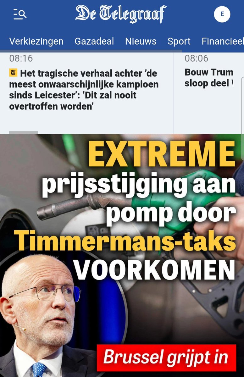 Zelfs Brussel grijpt in! Deze man is een gevaar voor ieders portemonnee! #Timmermans
#GroenLinksPvdA  #Timemrmans #grepnlinlspvda